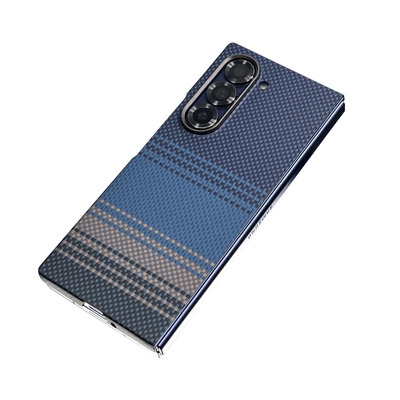 月升日落凯夫拉三星fold6手机壳