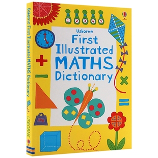 儿童初级数学图解词典 英文原版 First Illustrated Maths Dictionary 全彩插画版 尤斯伯恩 Usborne 英文版进口英语书籍