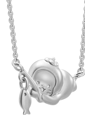 海盗船银饰项链女925银小众设计