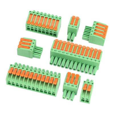 3.81mm绿色弹簧式插头