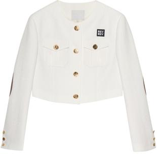 REVAN芮范设计师款高级感粗纺小香风外套RN70105204