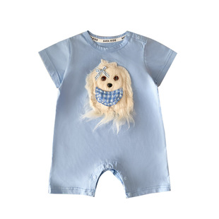 不一样特别的亲子装夏天薄款超萌可爱婴儿短袖衣服夏季洋气母女装