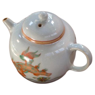 御工坊观云拟古得意古彩红绿彩唐樱小品茶壶功夫茶具手抓壶