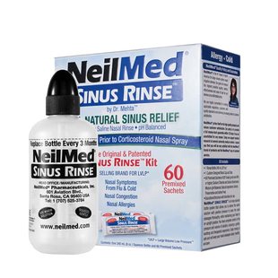 【弯弯推荐】NeilMed洗鼻壶成人海盐水鼻塞鼻腔鼻窦炎鼻洗鼻器