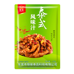 恒瑜泰式风味汁商用装泡鸡爪料