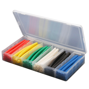 伊莱科热缩管绝缘套管数据线充电线修复破皮电线保护套透明收缩管