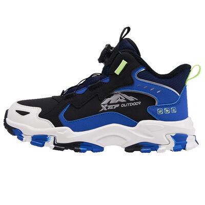 特步童鞋男童棉鞋2025冬季新款加绒二棉保暖防滑户外儿童运动鞋子