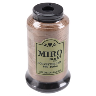 日本直供~MIRO隐形贴布线手缝/机缝/拷克80番/400米 (0#~21#)