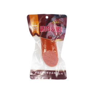 古炭精肉火腿风味香肠斜切培根肠老式火腿肠即食鸡肉肠熟食下酒菜
