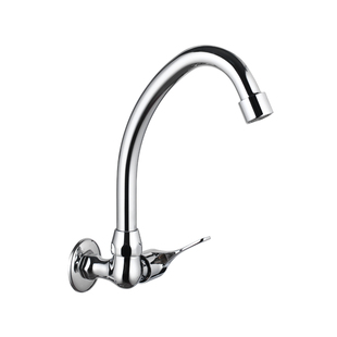 九牧加长水龙头单冷防溅拖把池龙头阳台拖布池通用入墙式家用4分