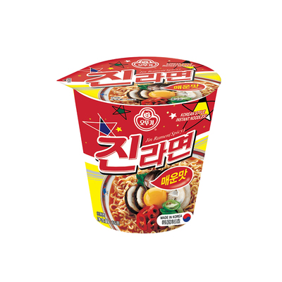 不倒翁进口方便速食杯面韩式风味