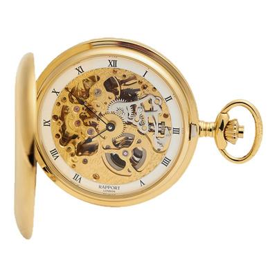 Rapport英国经典镂空机械怀表