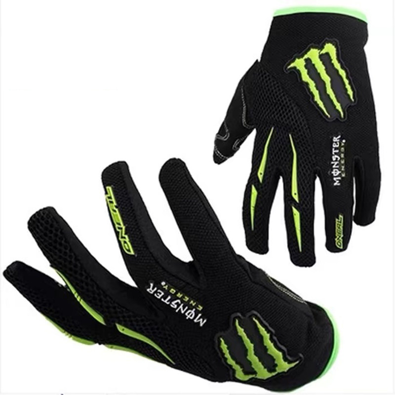 摩托车越野机车户外骑行手套全指夏季透气骑行手套薄款防滑防晒