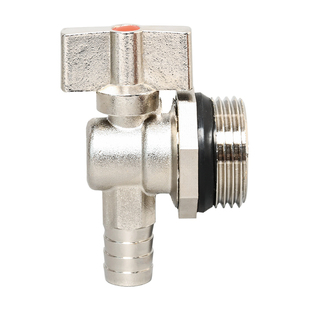 地暖分水器放水阀门6分1寸排水排污排气地热大流量暖气片全铜球阀