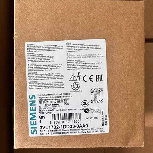 议价议价西门子SIEMENS安全继电器3VL1702-1DD33-0AA0全新正品