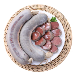 血肠东北正宗杀猪菜酸菜炖血肠农家纯手工东北特产新鲜现灌猪血肠