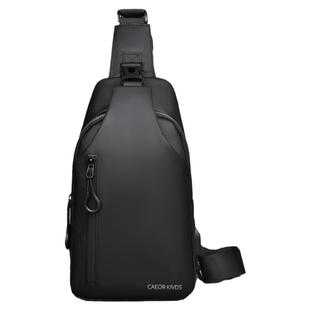 胸包男士单肩包防泼水斜挎包潮牌运动休闲小挎包男款胸前小背包