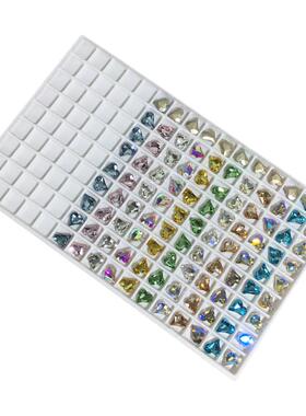 SUNLEAD义乌美甲钻歪桃心6*7mm