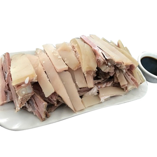 东阳千祥羊肉 新鲜白切熟山羊羊腿肉/脖子一斤带皮带骨头陈岩丰