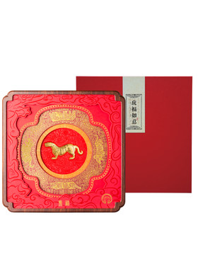 陕历博虎符如意盘0.1g商务礼品