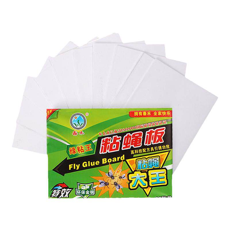 强力苍蝇贴苍蝇药灭苍蝇神器厨房餐厅捕蝇粘蝇纸粘蝇板家用贴