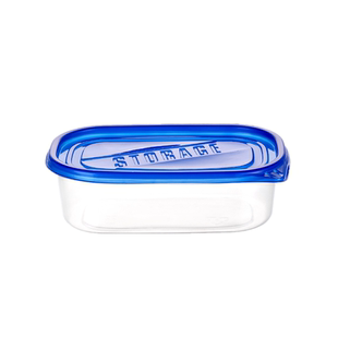 600ml一次性餐盒 加厚椭圆形塑料水果捞打包盒盖浇蛋炒饭沙拉外卖