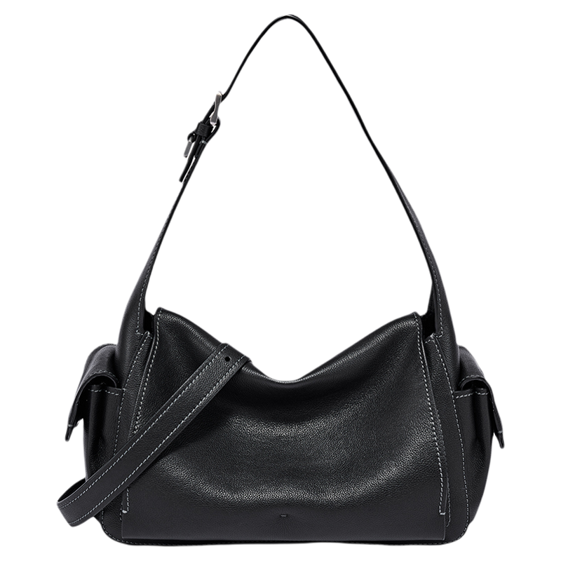 迪桑娜女包2026新品口袋吐司包手提包植鞣皮腋下hobo包单肩斜挎包