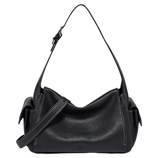 迪桑娜女包2026新品口袋吐司包手提包植鞣皮腋下hobo包单肩斜挎包