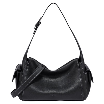 迪桑娜女包2026新品口袋吐司包手提包植鞣皮腋下hobo包单肩斜挎包