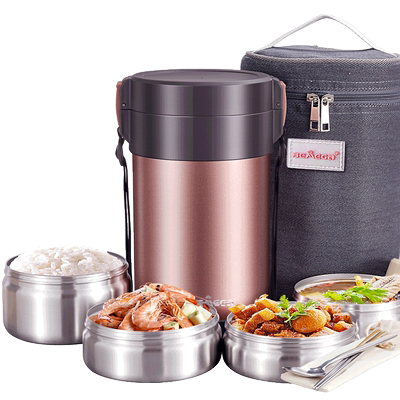 英国Bemega大容量不锈钢保温饭盒