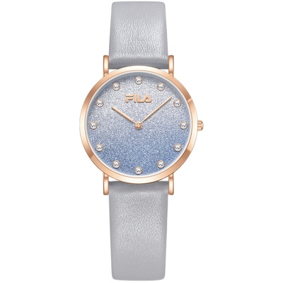 FILA斐乐女士满天星皮带手表