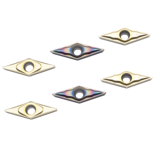 走心机车前扫刀片VCGT VBGT110301/02菱形35度尖刀内孔精车刀粒