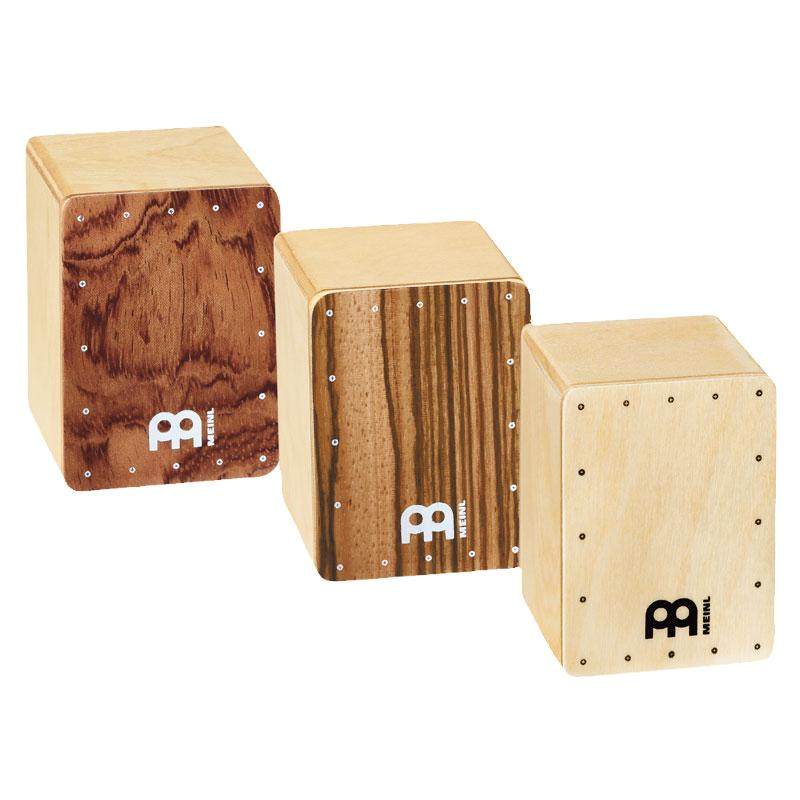 麦尔MEINLCajon Mini Shaker SH50-SET箱鼓形状沙蛋3只装沙桶沙盒