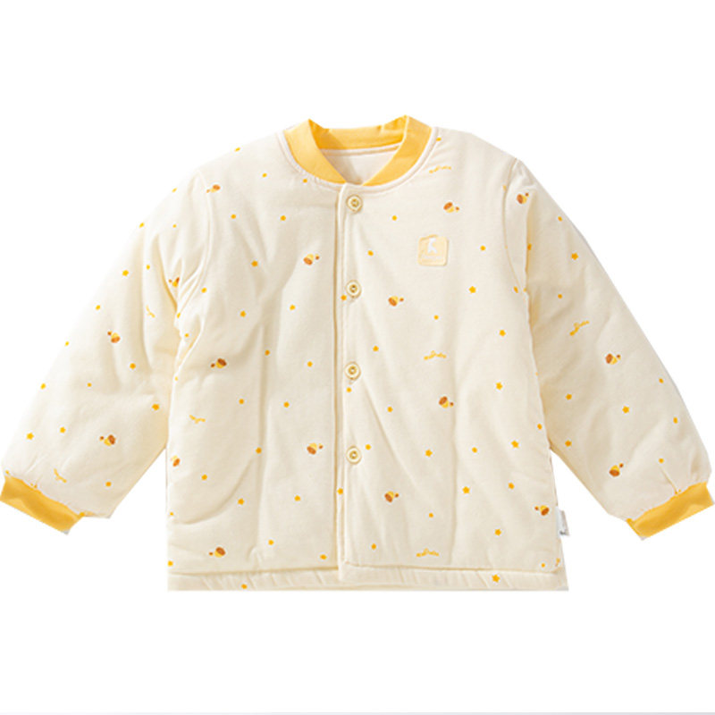 童泰棉服棉袄夹棉内胆上衣儿童宝宝秋冬薄棉立领棉衣1776