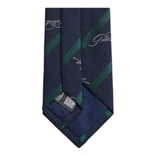 Goldlion/金利来男百搭条纹挺阔有型经典商务休闲色织箭头型领带