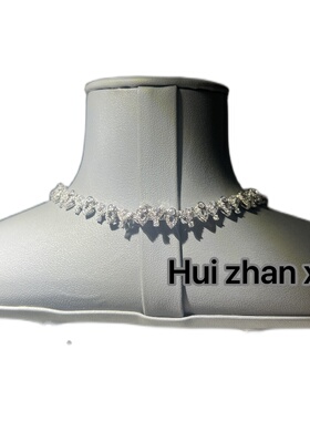 Hui zhanxi培育祖母绿豪镶设计项链婚纱礼服配饰主持人晚会配饰