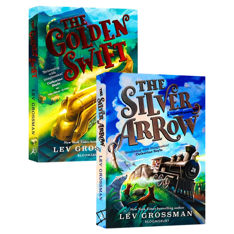 银剑号 两册 英文原版 The Silver Arrow 儿童奇幻成长小说 魔法火车冒险故事 守护濒危动物传递环保理念 培养孩子勇气责任与爱心
