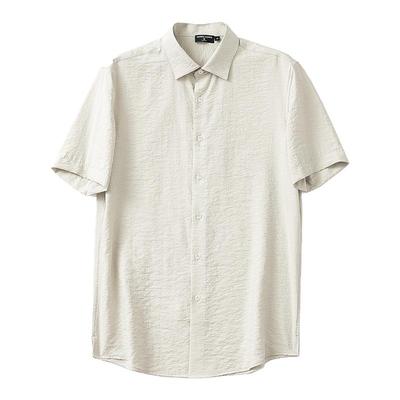 可机洗桑蚕丝夏季轻薄真丝短袖