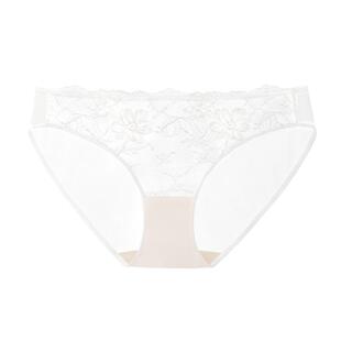 素肌良品【小花蕾内裤】法式蕾丝内裤女透气网纱性感低腰三角裤