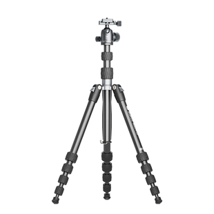 思锐A005单反三脚架照相机微单专业摄影摄像便携三角架手机自拍支架旅行短视频云台A1005套装可反折变独脚架