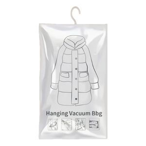 新款羽绒服真空压缩袋挂式收纳袋抽衣柜整理神器装大衣被子专用袋