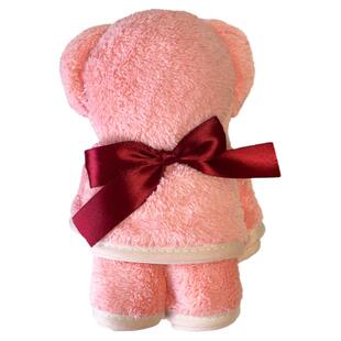 小熊毛巾伴手礼结婚满月送宾客儿童生日活动礼品礼盒定制logo礼物