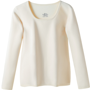 羊羔绒保暖内衣女款加绒加厚自发热冬季贴身打底内搭秋衣秋裤套装