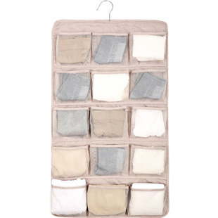 内衣文胸收纳袋挂式包包袜子胸罩置物架衣柜双面挂袋内裤悬挂神器