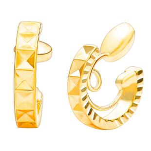 OSEWAYA耳夹无耳洞女耳扣式简约小巧素圈气质新款耳饰高级感耳环