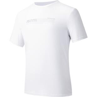 安踏冰丝T丨男士针织短袖t恤夏季印花百搭通勤运动上衣152527105