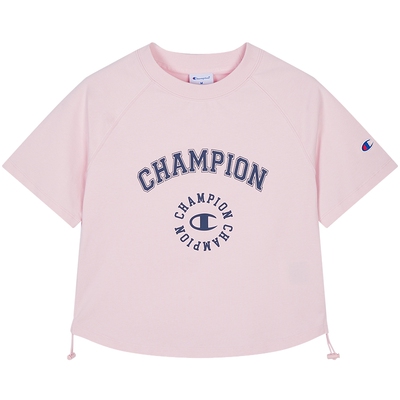 Champion冠军印花插肩袖短款T恤