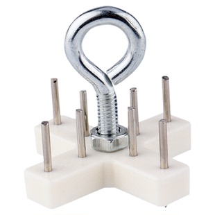 天花板倒悬挂钩无痕钉喜庆挂绳结布置彩带婚庆蚊帐窗帘羊眼螺丝钉