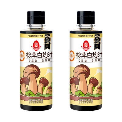 莲花0添加松茸白灼汁305g凉拌汁