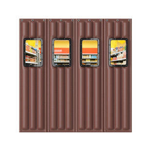 磁吸挡风防寒棉门帘店铺商用冬季保暖防风保温冬季保暖门帘冬加厚